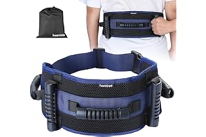HOOMTREE Gait Belts Transfer Belts for Seniors Transfer Belt with One-Click Buckle,Nursing Gate Belts Medical with Padding Handle for Elderly,Patient,Pediatric,Handicap,Physical Therapy