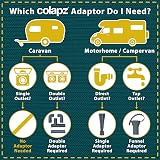 Colapz Collapsible 1m Waste Pipe Extension for Caravan & Campervan view 7