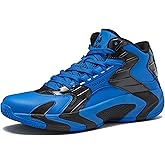 SHAQ Devastator 2.0 High Top Basketball Shoes for Men, Indoor or Outdoor Court Basketball Mens Sneakers - Black, White, Green or Blue Size 8 to 13