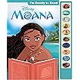 Disney: Moana - I'm Ready to Read - Interactive Read-Along Sound Book - Great for Early Readers - PI Kids