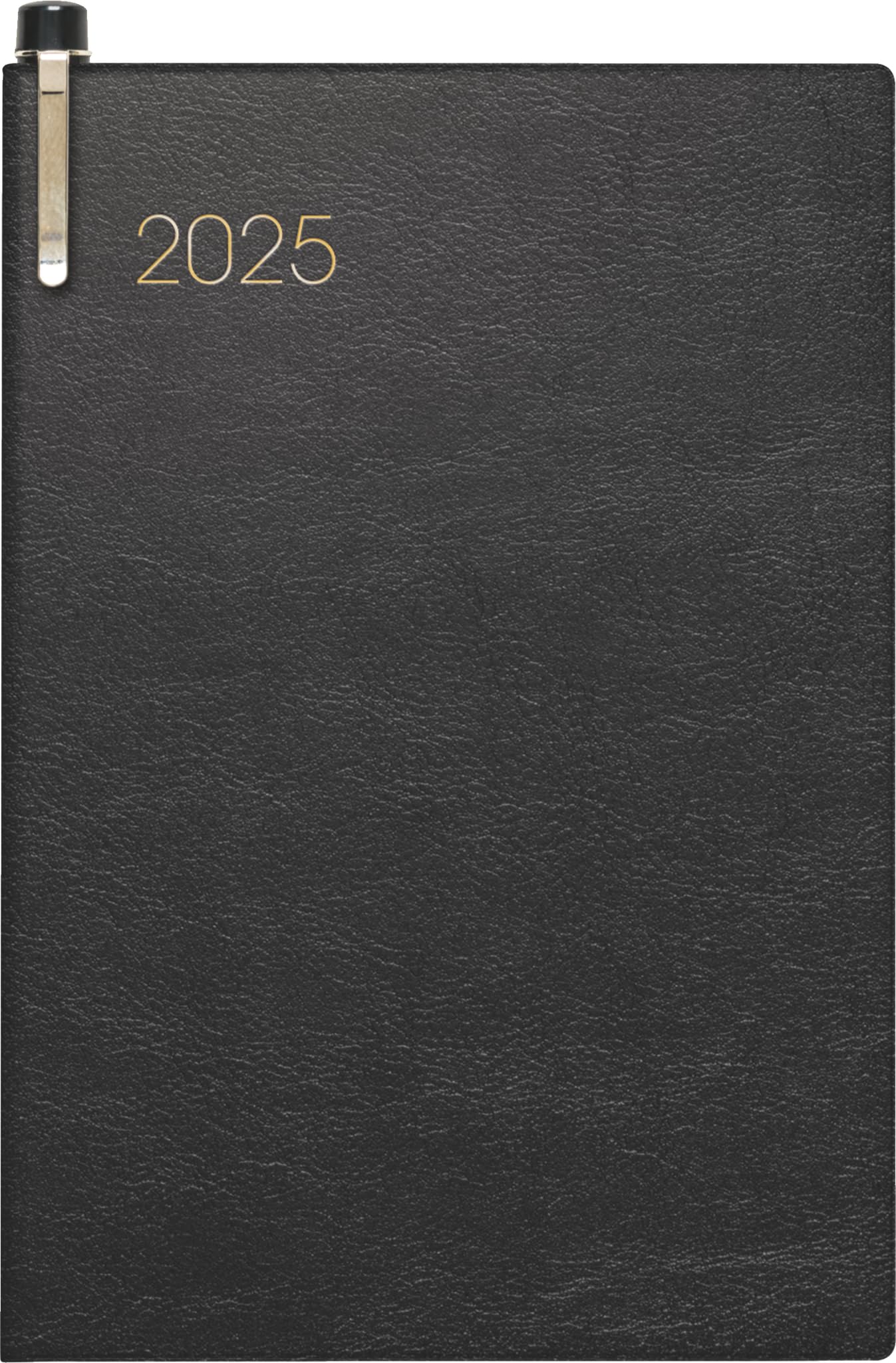 BRUNNEN Pocket Diary Model 723 (2025), 2 Pages = 1 Week, A7, 160 Pages, Soft Cover, Black