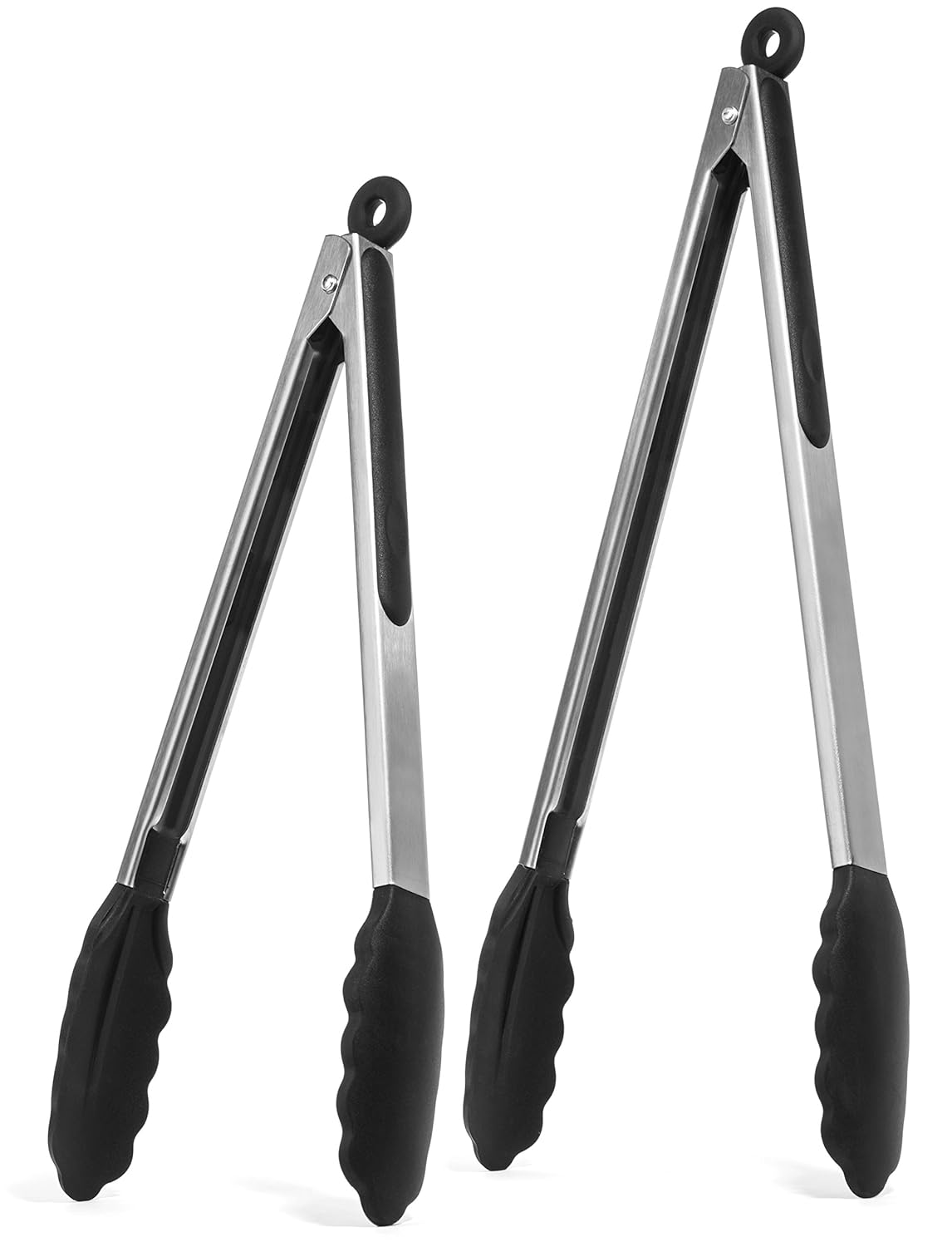 Elite KitchenwareTM Stainless Steel Tongs Set Salad Tongs Serving