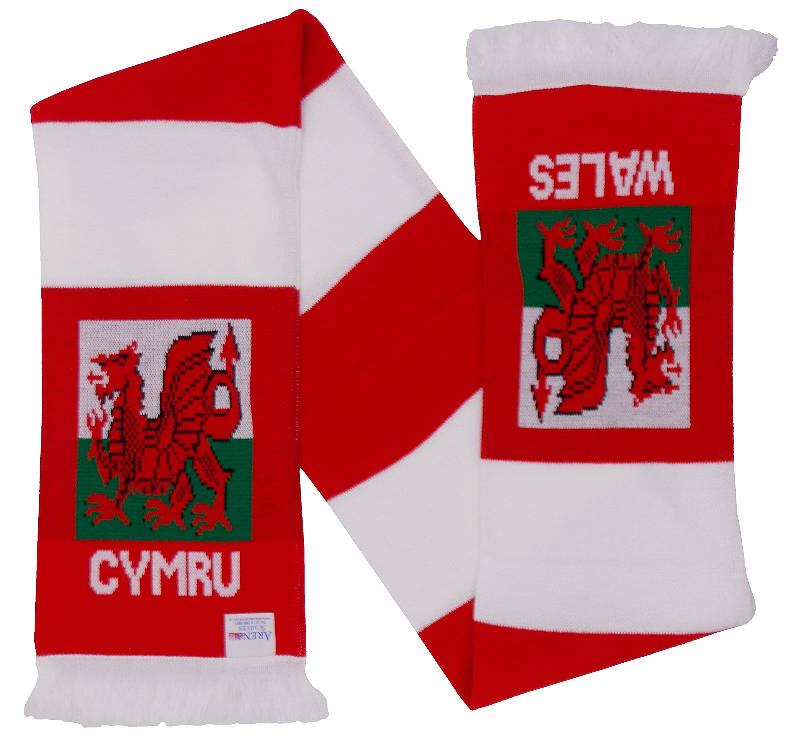 Arena Scarves Wales Football Supporters Bar Scarf
