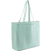 REDSINDA Blank Cotton Canvas Tote Bag, Lightweight Reusable Grocery Shopping Cloth Bag