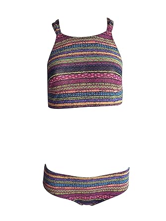 Solar Tan Thru Bolero-Bikini Durchbräunend Multi Red, Gr. 38 B-Cup