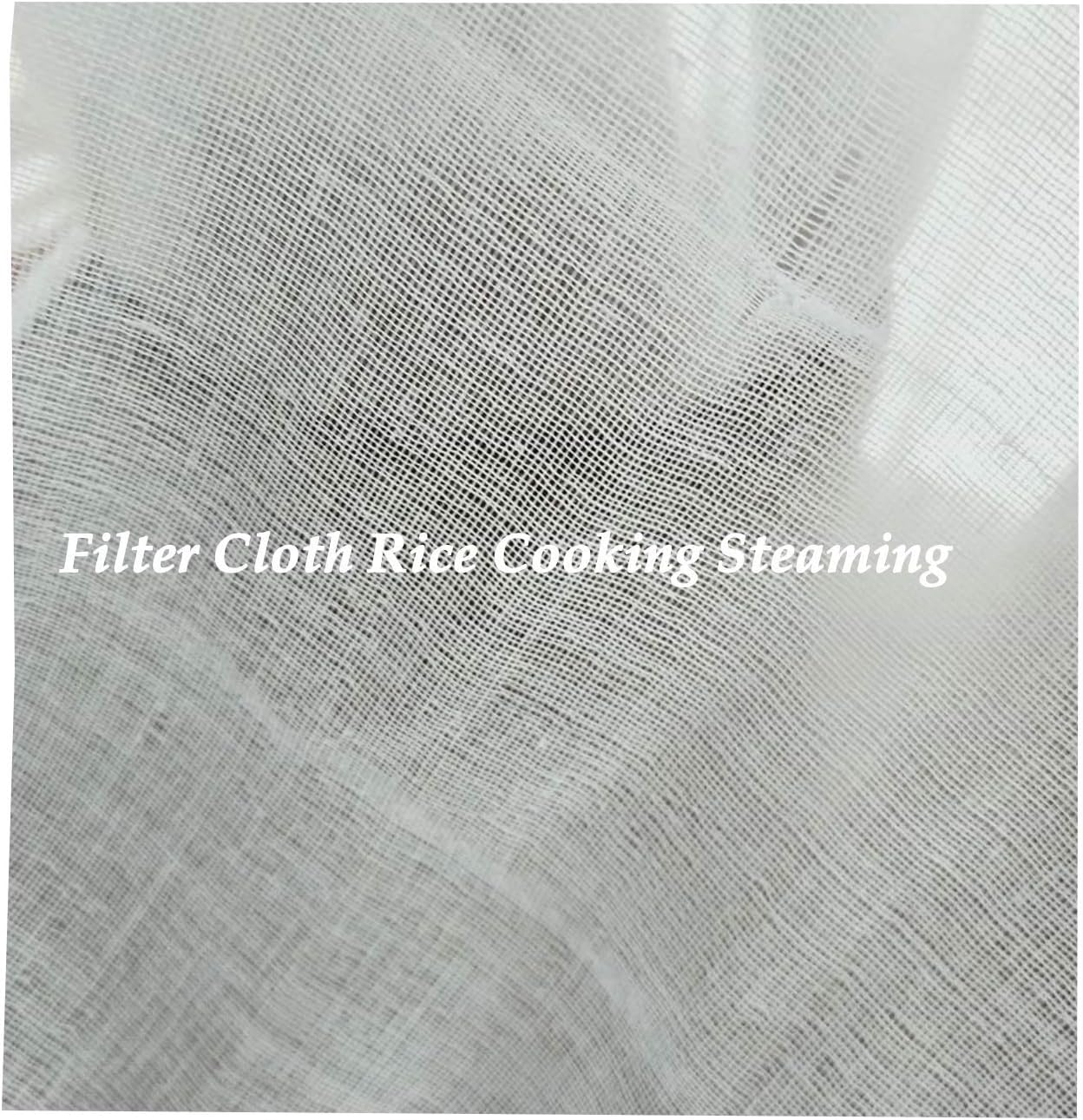 Heavens Tvcz Filter Cloth Rice Rice Net Thai Cooking Fine Cotton Steaming Kitchen Restaurant Tools Stuffed Rice Soft Wrap, Food Crush Grind Pancake Milk Steamed Bun Liners Dry Food Screen Used Also Fo