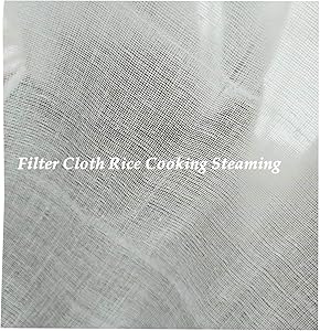 Heavens Tvcz Filter Cloth Rice Rice Net Thai Cooking Fine Cotton Steaming Kitchen Restaurant Tools Stuffed Rice Soft Wrap, Food Crush Grind Pancake Milk Steamed Bun Liners Dry Food Screen Used Also Fo