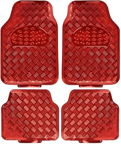 Amazon Com Bdk Mt 641 Rd Red Universal Fit 4 Piece Set Metallic