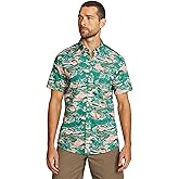 Eddie Bauer Mens Printed Baja Short-Sleeve Shirt