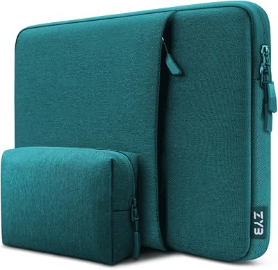 ZYB 16 Inch Laptop Sleeve Case Teal Waterproof Shockproof 16 inch M1-M5