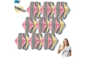 Reusable Leak-Proof & Waterproof Washable Incontinence Pads, Reusable Graphene Menstrual Pads, Pure Cotton, for Elderly Care 