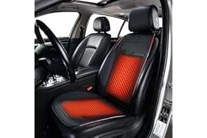 FLORICH Car Seat Cushion for Winter Leather Seat Cover Universal for Car Truck SUV Van Driver Passenger Seat