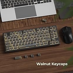 OHY MOA Profile Keycaps, XVX Wood Keycaps PBT