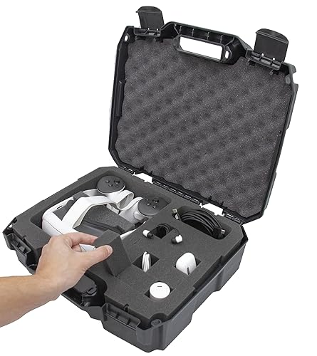 CASEMATIX Hard Shell Travel Case Compatible with Meta Quest 3S