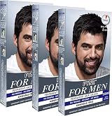 FYNE Dark Brown Permanent Hair Colour Pack of 3 with Applicator Comb