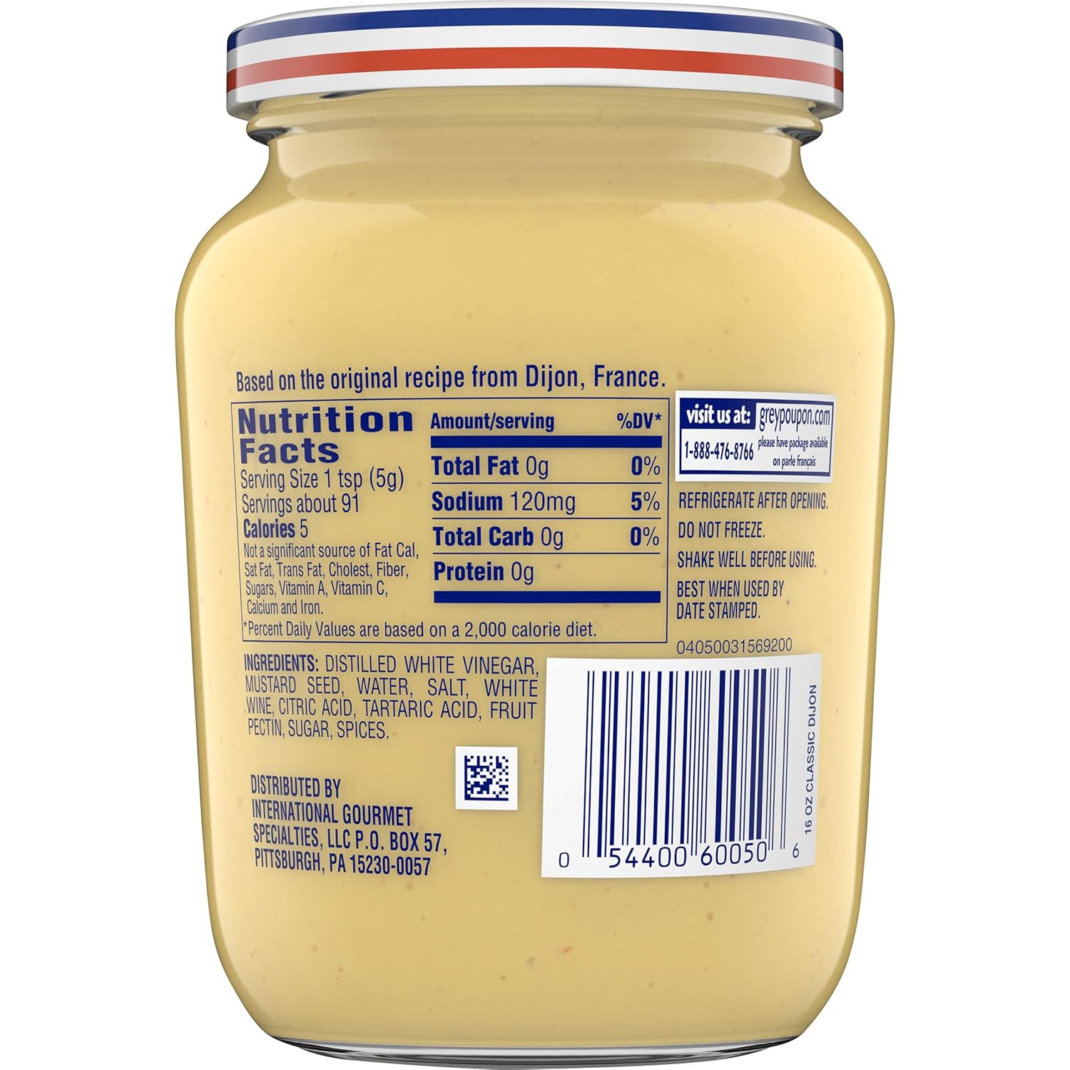 Dijon Mustard Ingredients Label Pensandpieces
