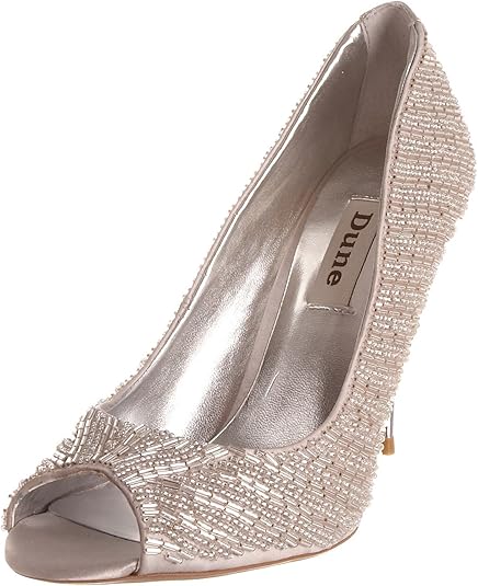 dune silver shoes and bag