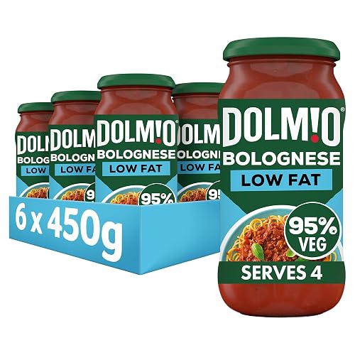 Dolmio Bolognese Original Low Fat Pasta Sauce Jar, Bulk Multipack 6 x 450g