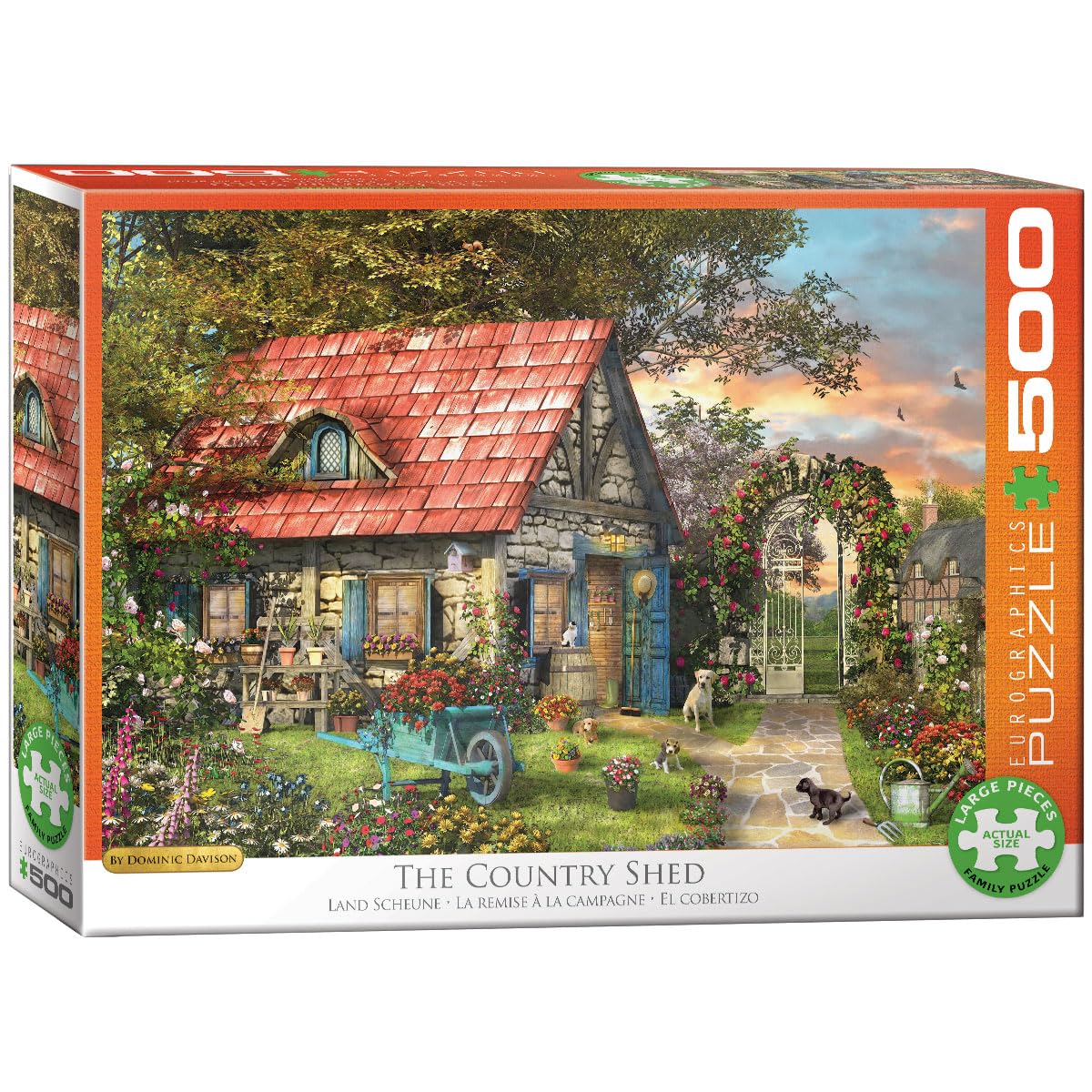 The Country Shed by Dominic Davison 300-Piece Puzzle