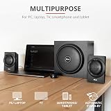 Trust Yuri 2.1 Speaker Set 120W Subwoofer UK Plug Wired Volume Control view 5