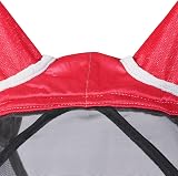 Harrison Howard CareMaster Pro Luminous Fine Mesh UV-Proof Pony Fly Mask Ruby S view 5