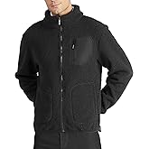 Little Beauty Men's Fleece Jackets Lightweight Full Zip Soft Warm Winter Coats Casual Outwear with Zipper Pockets