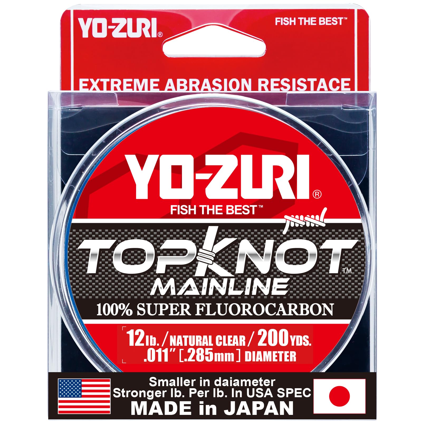 Yo-Zuri Topknot Mainline 1000Yds 12LB (0.285mm) Natural Clear — image 1