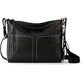 The Sak Alameda Leather Crossbody Purse - Leather Women's Handbag for Everyday & Travel - Cross Body Bag With Zipper