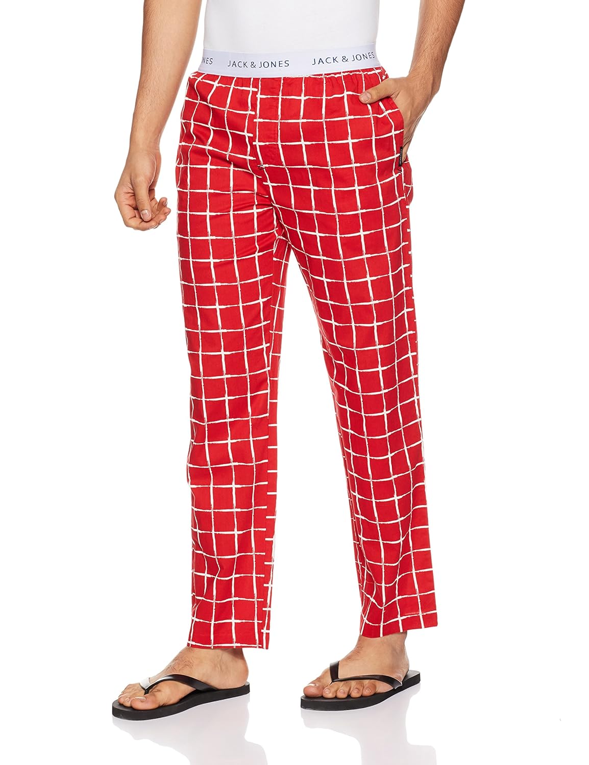 jack & jones men's cotton lounge pants