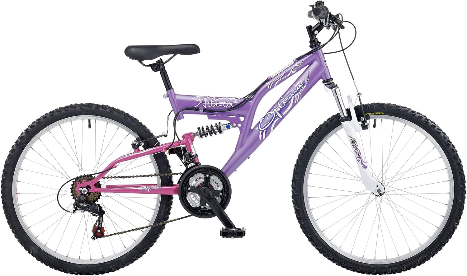 purple 24 inch bike