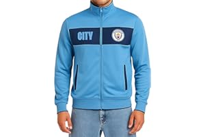 Icon Sports Officially Licensed Manchester City FC Soccer Track Jacket - Unisex Adult
