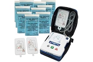 MCR Medical Prestan AED UltraTrainer, Replacement Pads, & Pack of 10 of CTK3