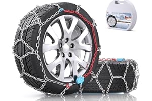 Snow-Chains Auto Fixing 1 Min Quick Fit Easy Installation Tire-Chains, Christmas Decor Gifts for Safety, Universal Emergency 