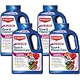 BioAdvanced All-in-One Rose and Flower Care I, Granules for Insects 4 lb (Pack of 4)