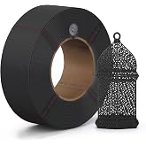 Bambu Lab PETG 3D Printer Filament 1.75mm RFID 1kg Refill, Black | PETG Filament with RFID, &plusmn;0.03mm Accuracy, 1kg Refill with Tangle Reducer