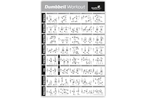 NewMe Fitness Workout Posters for Home Gym - Exercise Posters for Full Body Workout - Core, Abs, Legs, Glutes & Upper Body Training Program