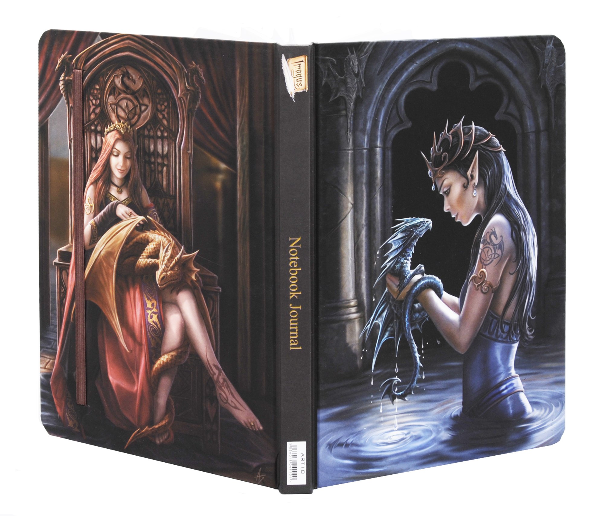 Friends Forever and Water Dragon Hardback Notebook Journal with Anne Stokes Illustrations