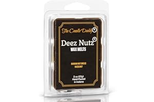 The Candle Daddy Deez Nutz- Funny Banana Nut Bread Scented Melts- Maximum Scent Wax Cubes/Melts- 1 Pack -2 Ounces- 6 Cubes