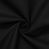 Cotton Linen Fabric for Embroidery, Cross Stitch, Apparel, DIY Crafts, Sewing, Home D&eacute;cor (Black, 1-Yard)