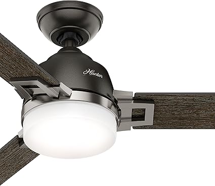 Hunter Fan 48 Inch Modern Ceiling Fan In Noble Bronze With Led