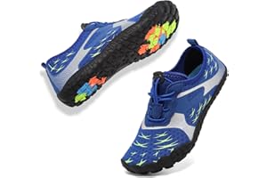 CIOR Kids Boys & Girls Water Shoes Sports Aqua Athletic Sneakers Lightweight Sport Fast Dry Shoes(Toddler/Little Kid/Big Kid)