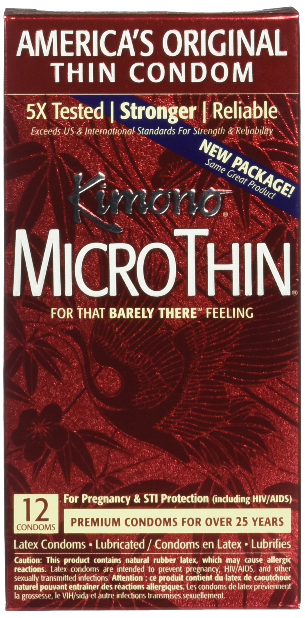 Mayer Laboratories Kimono Microthin Condoms Regular Size, Regular Size 12 Ct