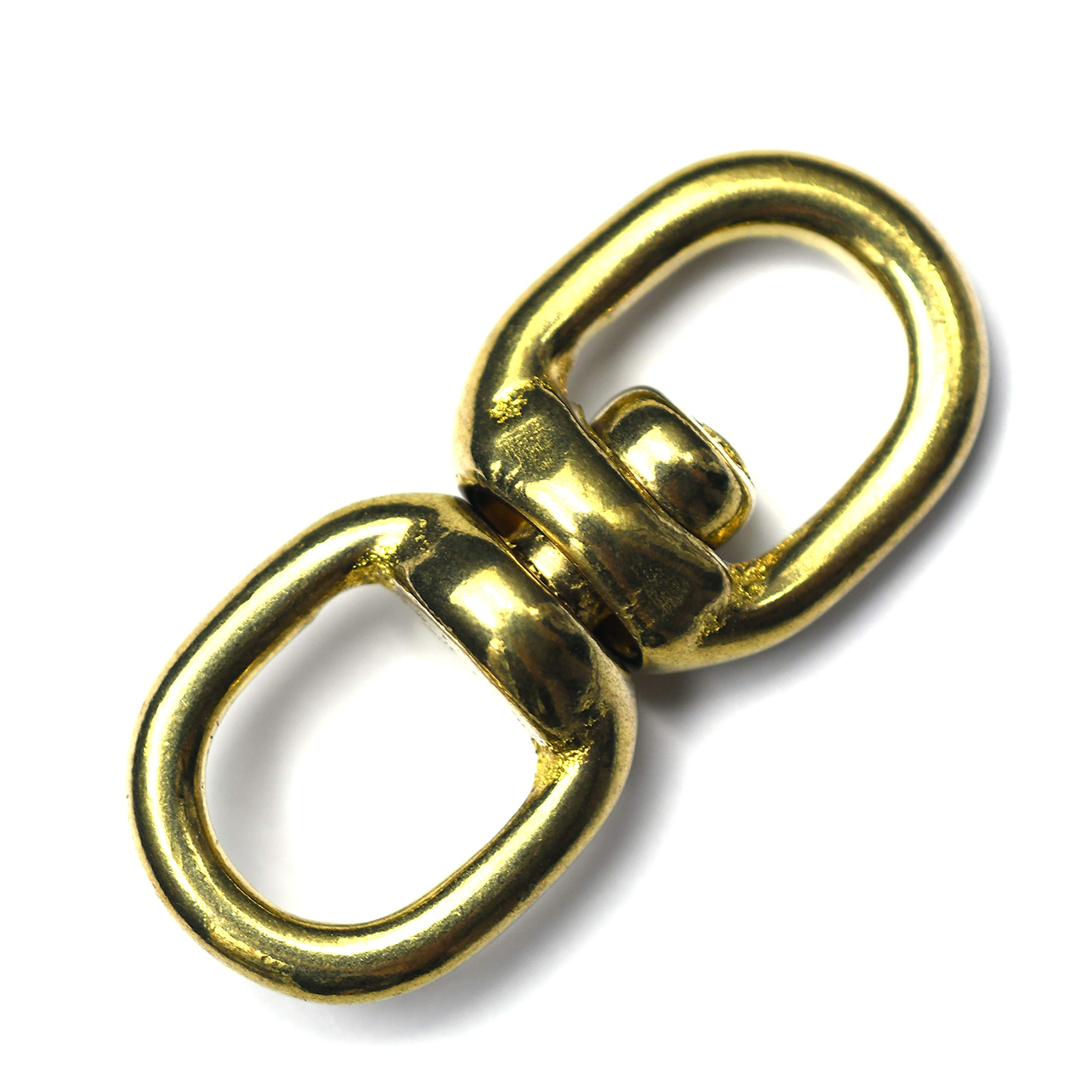 SILMEN Quality Solid Brass/Stainless Steel Swivels for Pets, Falconry, DIY, etc (C)