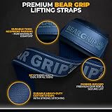 BEAR GRIP Straps Premium Neoprene Padded Heavy Duty 21in Navy Blue view 2