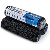 HUROOWL 9 Inch Drywall Compound Roller Covers, 1/2" Nap Nylon, 3 Pack | Shed‑Resistant High‑Density Nylon, Fits US 9" Roller Frame, Ideal for Joint Compound, Wall Patch &amp; Ceiling Texture Projects