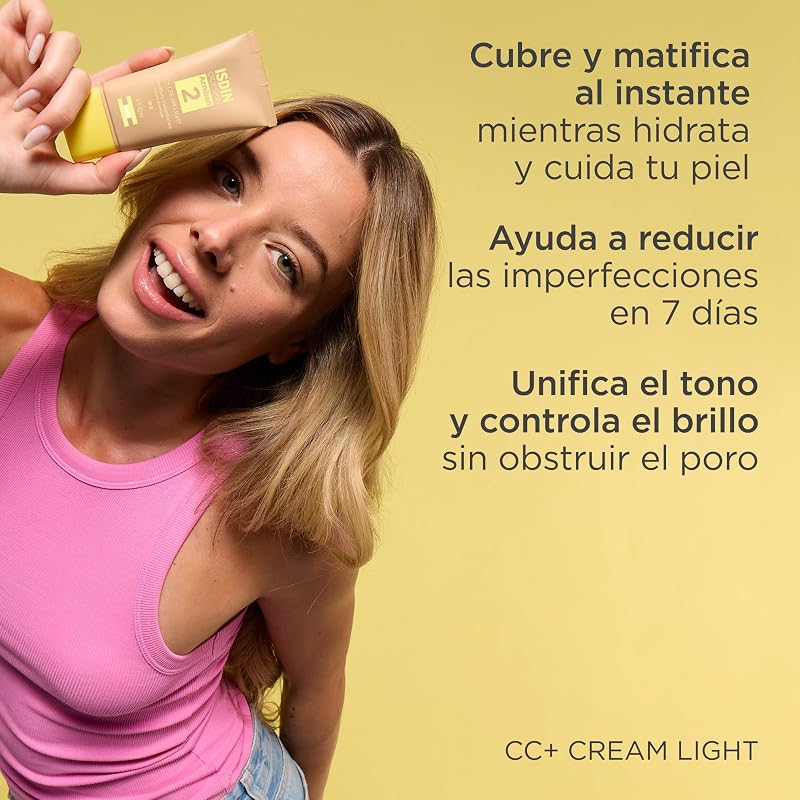 Acniben CC+ CREAM SPF30 - Cobertura hidratante anti-imperfecciones para pieles grasas o con tendencia acneica, matifica e hidrata al instante - 40 ml