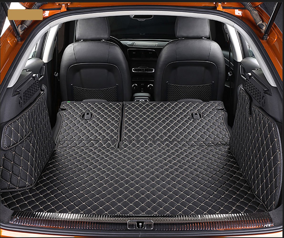 Worth-Mats3D Full Coverage Waterproof Car Trunk Mat for Landrover Range Rover Sport 2009-2016 Range Rover Sport 2013-2019 QTM041-1-Black