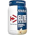 Dymatize Elite Casein Protein Powder, Slow Absorbing with Muscle Building Amino Acids, 100% Micellar Casein, 25g Protein, 5.4g BCAAs & 2.3g Leucine, Helps Overnight Recovery, Smooth Vanilla, 2 Pound