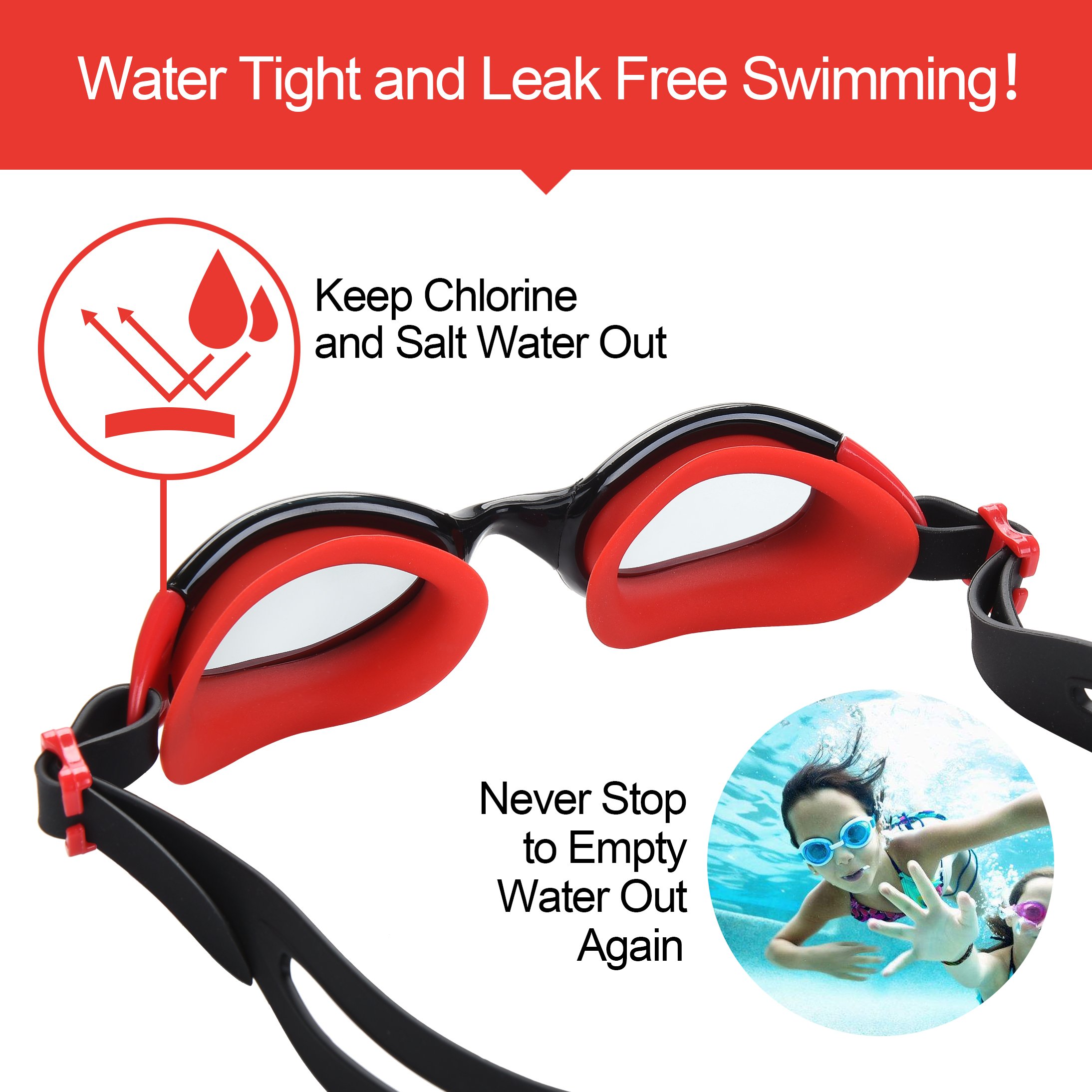 Whale Kids Swim Goggle and Cap Set Anti Fog UV Protection Swimming Goggles Swimmer Caps with Ear Plugs Nose Clip Toys Games Triathlon Equipment for Youth Teens Children Boys Girls Trainning Gear