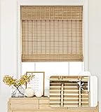 LazBlinds No Tools No Drill Cordless Bamboo Roman